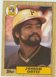 1987 Topps Baseball Cards      583     Junior Ortiz
